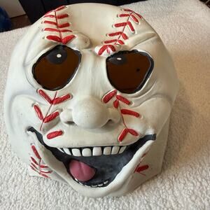 Baseball Mask Easter Unlimited Rubber Halloween Mask Head Laughing Face Costume